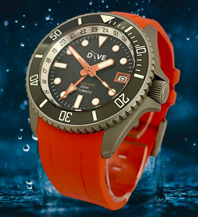 HAND-BUILT GMT DIVERS WATCH  OREN