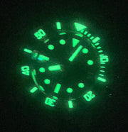 HAND-BUILT DIVERS WATCH  HADAL on PRESIDENT BRACELET
