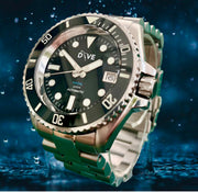 HAND-BUILT DIVERS WATCH  HADAL on PRESIDENT BRACELET
