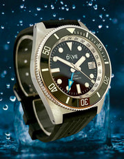 HAND-BUILT GMT DIVERS WATCH HADAL'65
