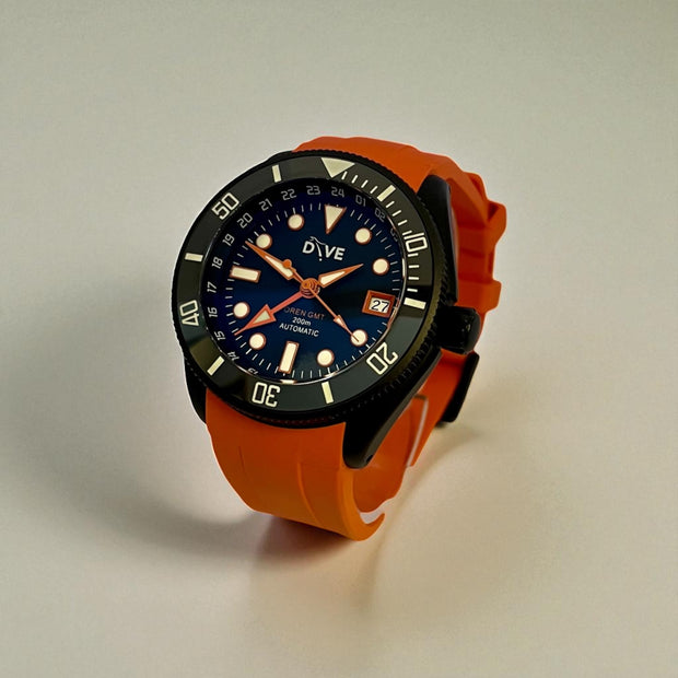GMT DIVERS WATCH - OREN - NOIR