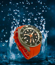 HAND-BUILT GMT DIVERS WATCH  OREN