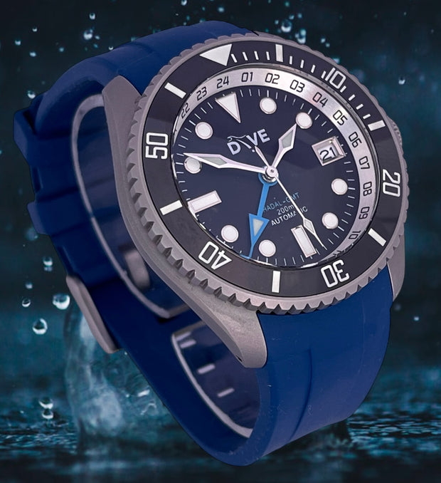 GMT DIVERS WATCH - HADAL Bead Blasted Finish