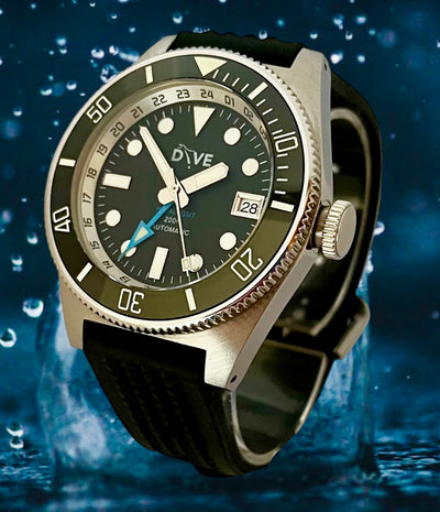HAND-BUILT GMT DIVERS WATCH HADAL'65
