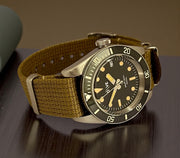 HAND-BUILT DIVERS WATCH HADAL T8 PATINA