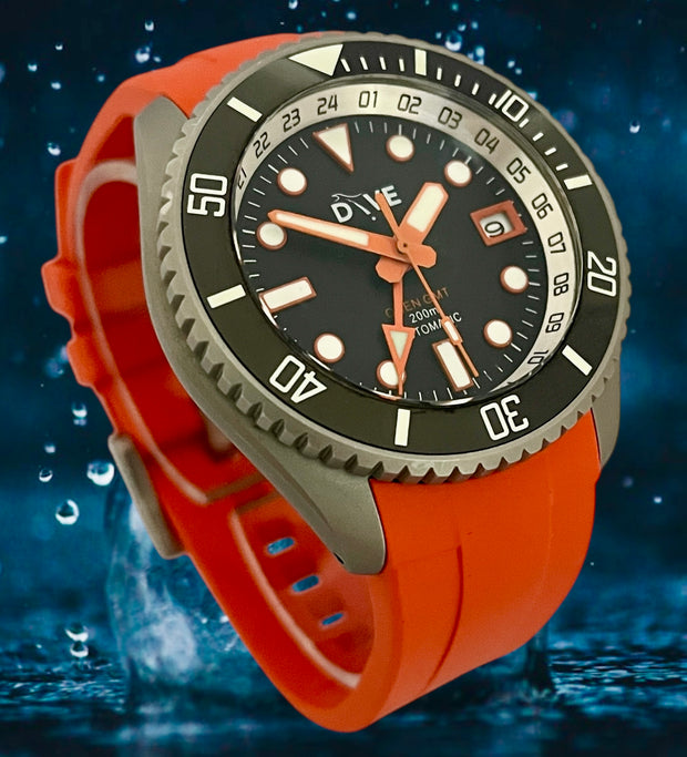 HAND-BUILT GMT DIVERS WATCH  OREN