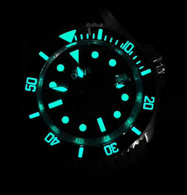 GMT DIVERS WATCH - HADAL NOIR