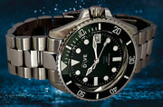 DIVERS WATCH - HADAL on PRESIDENT BRACELET