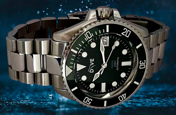 DIVERS WATCH - HADAL on PRESIDENT BRACELET