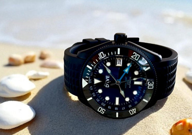 GMT DIVERS WATCH - HADAL NOIR